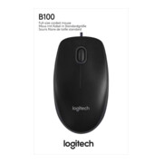 Logitech Souris USB, 800 dpi, 3 boutons B100 noire-1