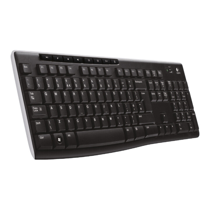Logitech Tastatur K270 USB wireless schwarz