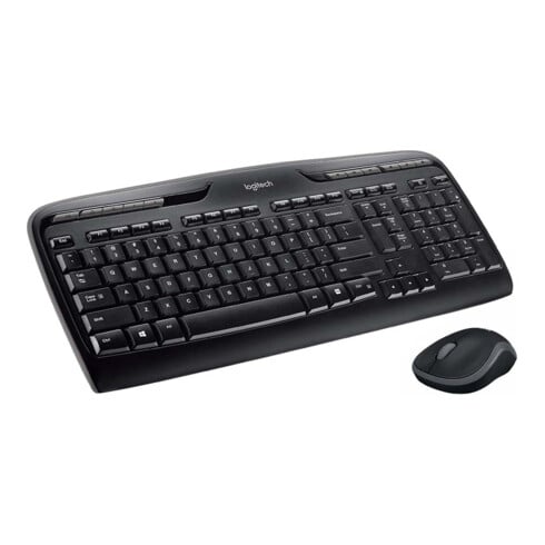 Logitech Tastatur/Maus Set Wireless,1000dpi MK330USB sw