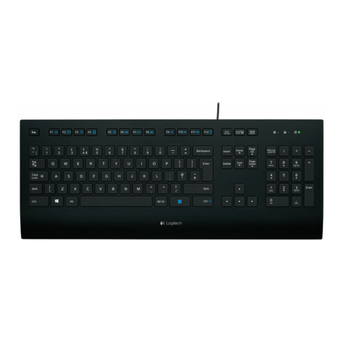 Logitech Tastatur USB, Business K280e sw