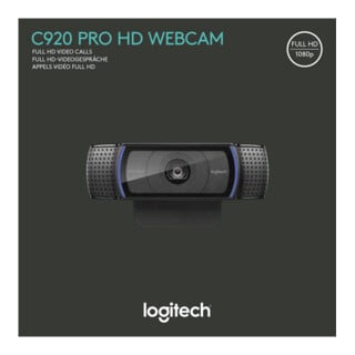 Logitech Webcam USB 15MP FullHD, noir C920