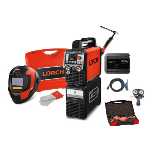 Lorch MicorTIG 200 ControlPro avec batterie de montage