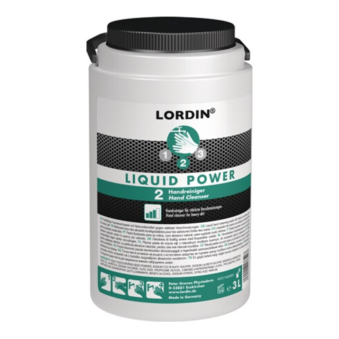 Lordin Liquid Power Handwaschpaste, 3l PE-Dose, seifenfrei und lösemittelfrei