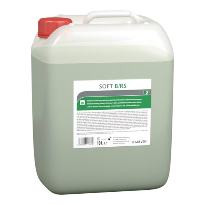 Lotion de nettoyage de la peau GREVEN® SOFT B/RS exempt d'agents de friction san