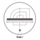 Loupe à pied Tech-Line grossissement 8x Vario échelle 1, 2, 3, 4, 5 6 pces Schwe-5