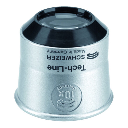 Loupe d'horloger Tech-Line grossissement x 10 D. lentille 22,8 mm Schweizer