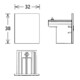 LTS Licht&Leuchten Cache de finition noir pour montage ST-A CAP/9004 SW