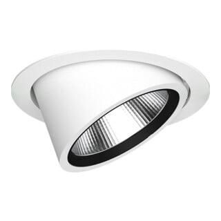 LTS Licht & Leuchten Einbaustrahler 940 weiß CSA-R 501.940.FL