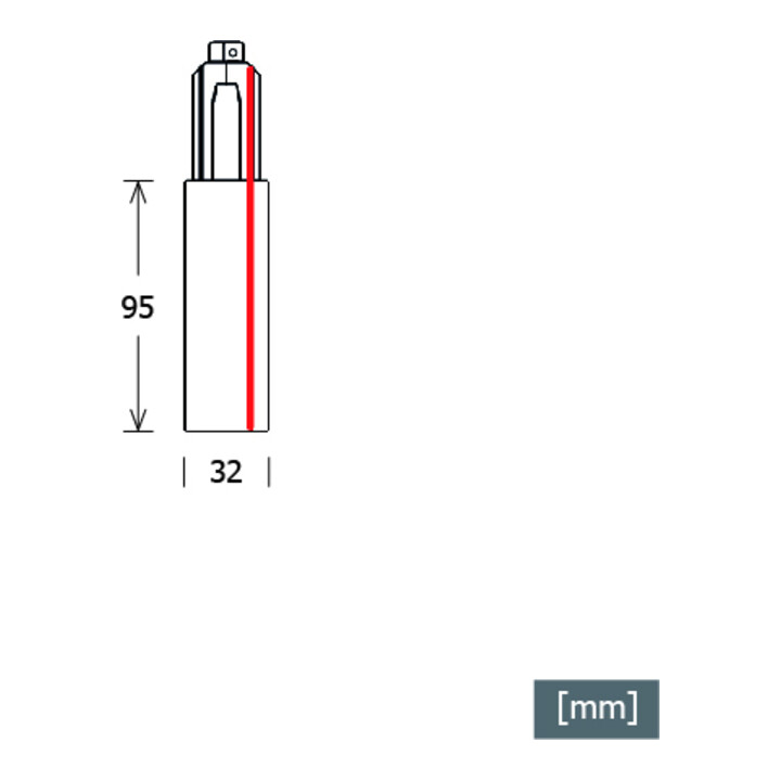 LTS Licht&Leuchten Endeinspeisung ws PE rechts Aufbau ST-A F/PE-R/9001