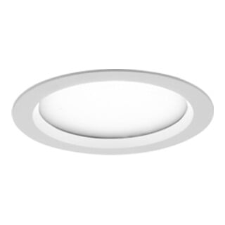 LTS Licht&Leuchten LED-Einbaudownlight 3000K inkl.Konverter VTFS 10.1030 weiss