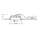 LTS Licht&Leuchten LED-Einbaudownlight 4000K inkl.Konverter VTFM 10.1540 weiss