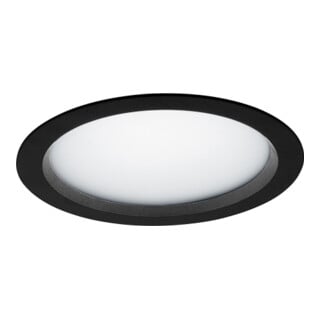 LTS Licht & Leuchten LED-Einbaudownlight VTFL-R 102.840 4000K schwarz