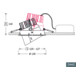 LTS Licht & Leuchten Spot encastré 940 blanc CSA-R 501.940.FL