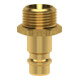 Lüdecke Embout à sertir pour raccord NW 7,2 mm, laiton, série ES, AG G1/2-1