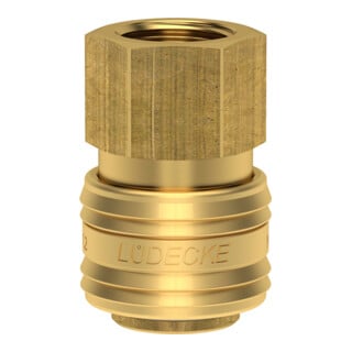 Lüdecke Schnellkuppl. IG DN7,2 MS ES12I G1/2" blank