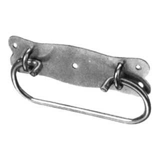 LÜSEBRINK, Kistengriffe Nr.84/1,mittel L100mm,B34mm,GriffØ4,8mm