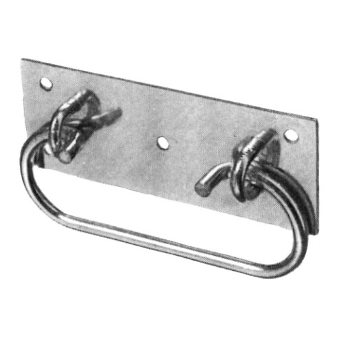 LÜSEBRINK, Kistengriffe Nr.84/5,schwer L100mm,B42mm,GriffØ4,8mm Griffl.