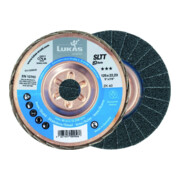 LUKAS Fächerschleifscheibe SLTT (ZA), flach-schräg für Stahl,Ø 125 mm, Körnung: 60