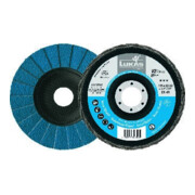 LUKAS Fächerschleifscheibe V2 Power, (ZA), flach-schräg für Stahl,Ø 125 mm, Körnung: 40