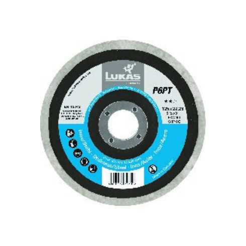 LUKAS Plateau de polissage P6PT 125mm plat EKW60 SHP CG