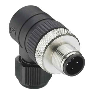 Lumberg Automation Connecteur coudé 4 pôles M12 RSCW 4/7