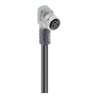Lumberg Automation Kupplung mit Schraubverbindung LED gewinkelt 3pol. M8 5m RKMWV/LED A3-224/5m