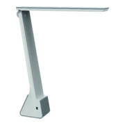 Luminaire LED à piles Ku.blanc/gris H.272mm repliable, avec gradateur m.LED