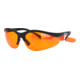 Lunette de protection - orange avec bouchons d'oreille