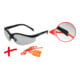 Lunette de protection - Transparante avec bouchons d'oreille