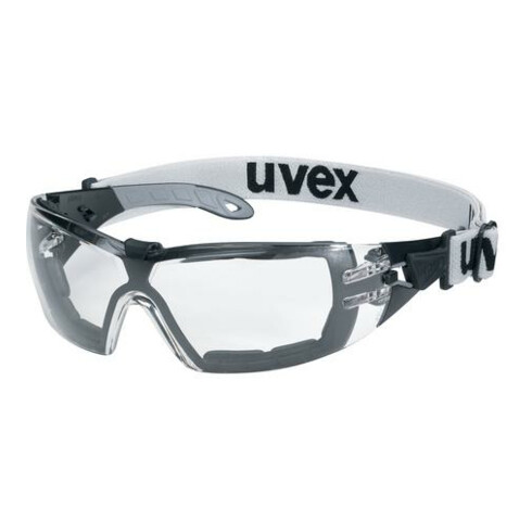 Lunettes à monture Uvex uvex pheos guard, lentille teinte incolore, UV400