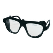 Lunettes de protection claires en verre composite anti-éclats, verre noir, taille 62x52mm EN166