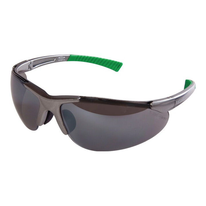 Lunettes de protection DAYLIGHT EN 166-1FT branch.vert.,verr.gris foncé,anti-ref