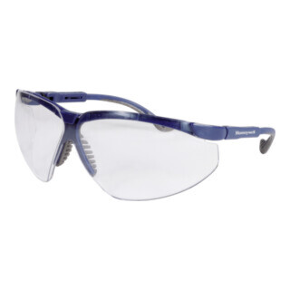 Lunettes de protection XC EN 166-1FT Branches bleues, verres transparents PC HON