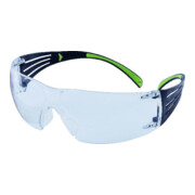 Lunettes de sécurité 3M Lecteur SecureFit-SF400 EN166 vert temple noir, verres clairs +2,00