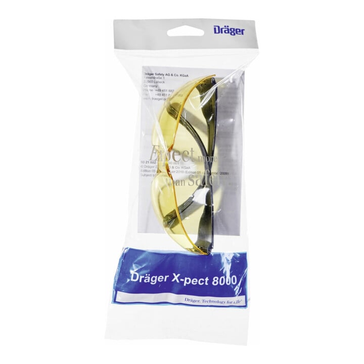 Lunettes de sécurité Dräger X-pect 8312, jaune