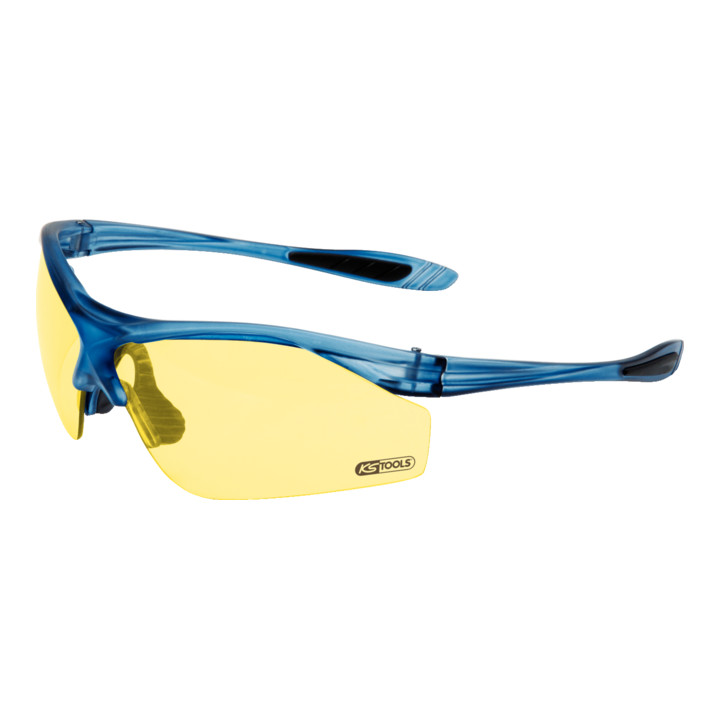 Lunettes de sécurité KS Tools - jaune, design sportif