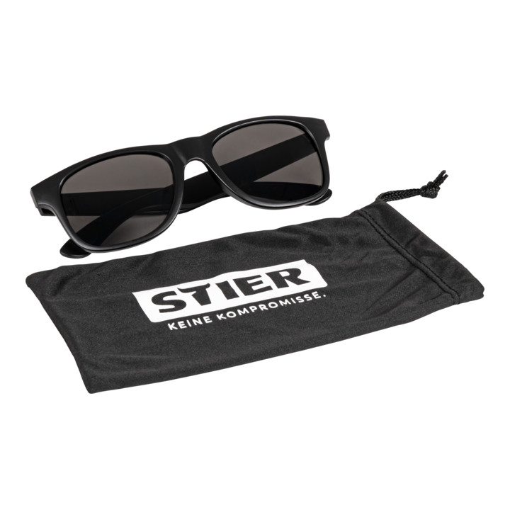 Lunettes de soleil STIER avec étui de protection