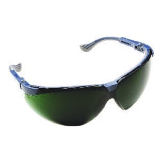 Lunettes de soudeur XC EN 166, EN 169 PC monture bleue, verre vert IR5 HONEYWELL