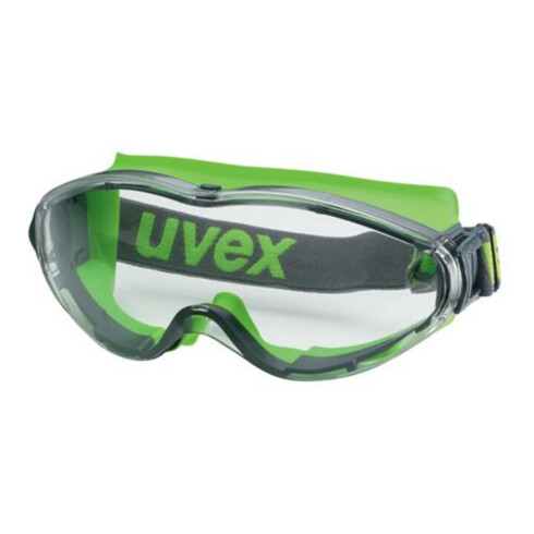 Lunettes de vision intégrale Uvex à ultrasons, UV400 incolore supravision extreme grey/lime