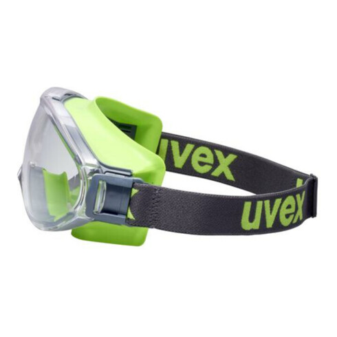 Lunettes de vision intégrale Uvex à ultrasons, UV400 incolore supravision extreme grey/lime