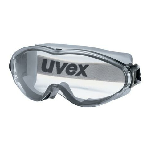 Lunettes de vision intégrale Uvex ultrasons, UV400 supravision incolore excellence noir/gris