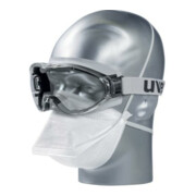 Lunettes de vision intégrale Uvex ultrasons, UV400 supravision incolore excellence noir/gris-3