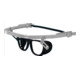 Lunettes pliables DIN EN 166 dans le profilé en U en aluminium PC/métal UHLEN-1