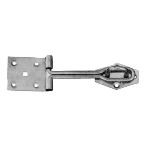 LÜSEBRINK, loquet léger 140 mm avec œillet, version galvanisée