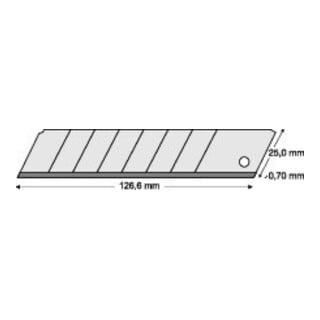 LUTZ BLADES Abbrechklinge 25mm Pack a 10 Stück
