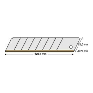 LUTZ BLADES Abbrechklinge TiN 25mm Pack a 10 Stück