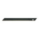 LUTZ BLADES Lame à casser noire 9 mm, paquet de 10 pièces-1