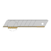 LUTZ BLADES Lame à denture ondulée TiN 18 mm, pack de 10 pièces