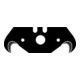 LUTZ BLADES Lame crochet noire 48,2x18,7x0,65mm pack de 10 pièces-1