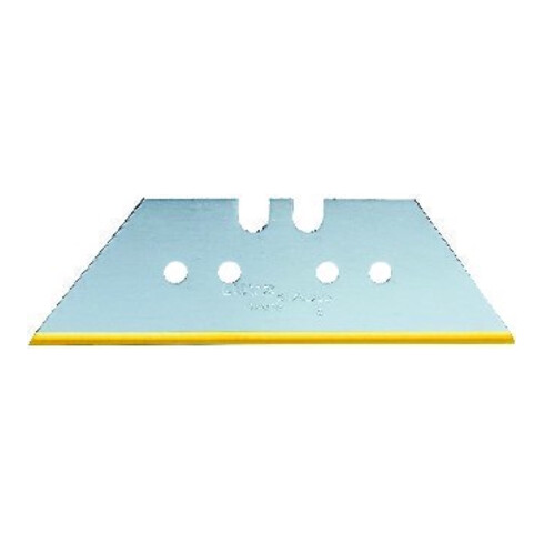 LUTZ BLADES Lame trapèze TiN 61 x 18,7 x 0,65 mm, pack de 10 pièces